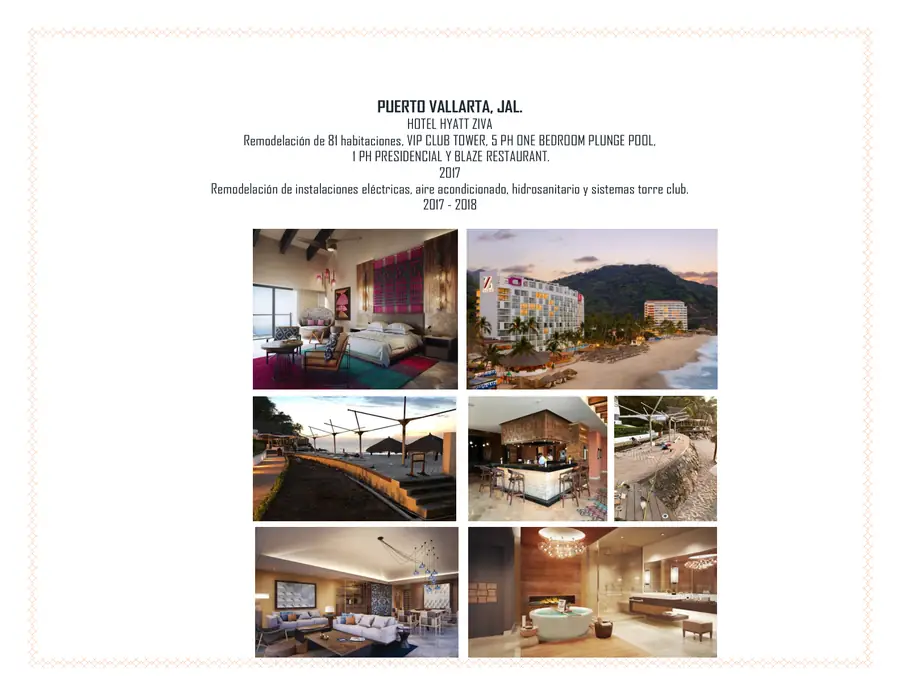 Hotel Hyatt Ziva — memoria fotográfica IDIPE
