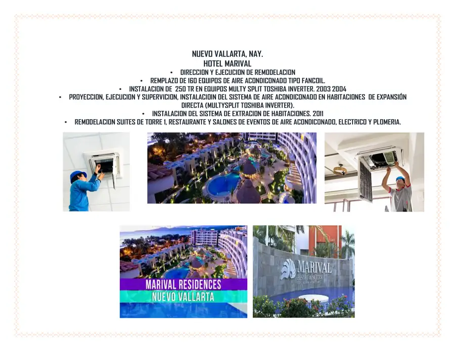 Hotel Marival — memoria fotográfica IDIPE